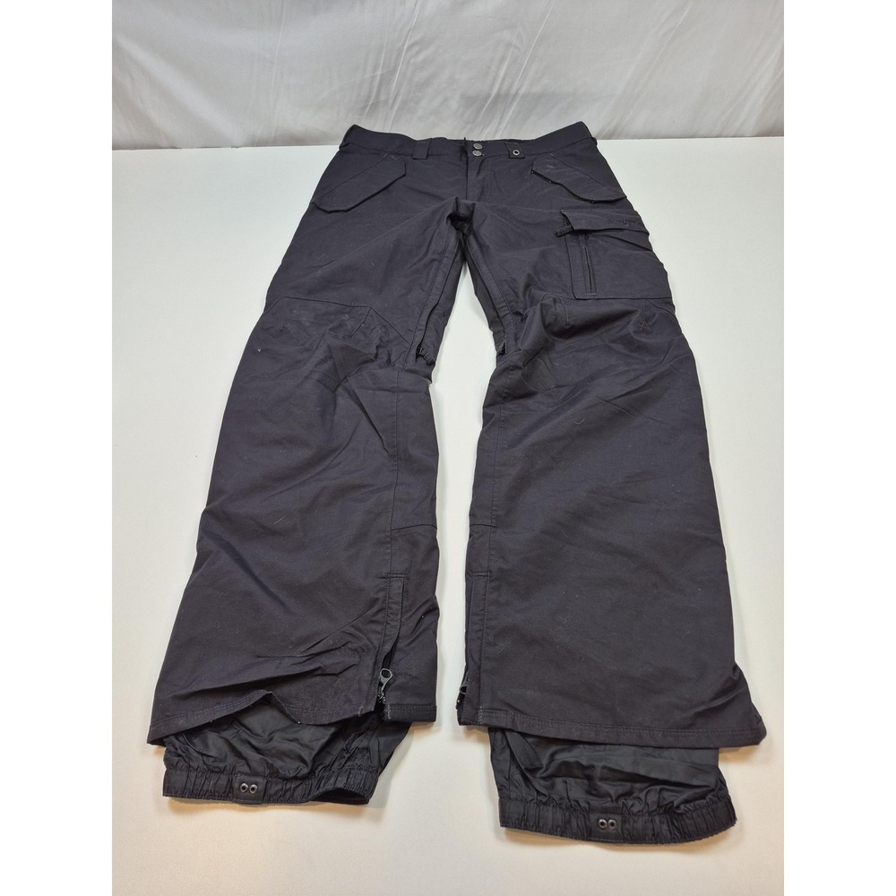 Burton DRYRIDE Snow Pants Mens Large Black Waterproof Ski Snowboard Lined Winter